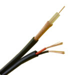 ROLLO DE CABLE KVST COAXIAL RG6  100M * 0.81MM   (RVV 2*0.75MM)