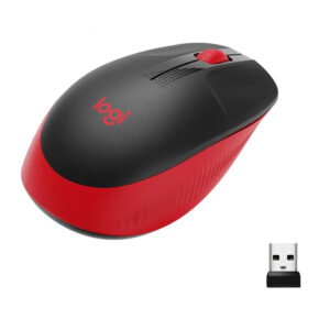 MOUSE INALAMBRICO LOGITECH M190 BLACK AND RED