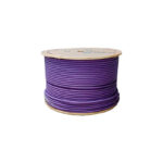 CABLE DE RED UTP SYSNET CAT 6E EXTERIOR BLINDADO 23AWG 305 METROS VIOLETA