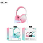 AURICULARES INALAMBRICOS K61/ CON LINTERNO / BLUETOOTH / SOPORTA MICRO SD / ROSA