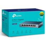 SWITCH TP-LINK 8 PUERTOS GIGABIT TL-SG108 (10/100/1000MBPS) PLUG AND PLAY