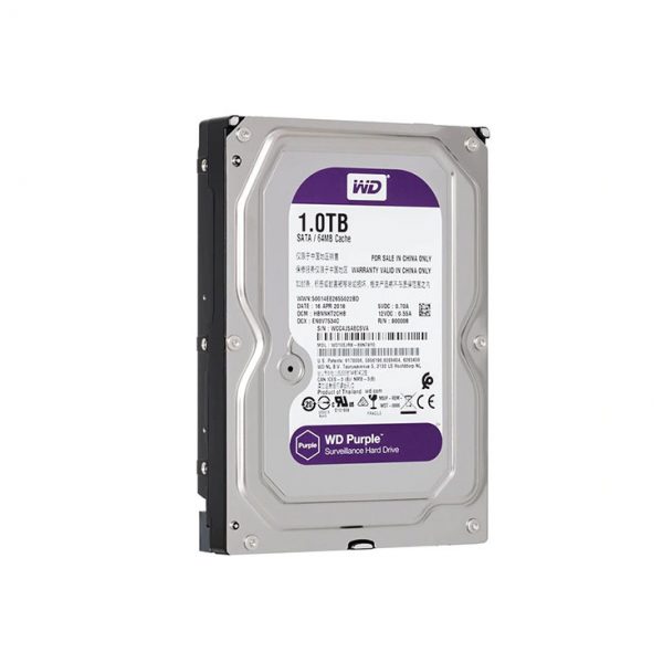 DISCO DURO WESTERN DIGITAL PURPLE 1TB 3.5 CCTV DVR - Imagen 2