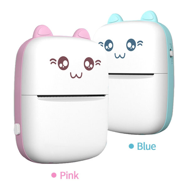 MINI IMPRESORA PORTATIL TERMICA BLUETOOTH FORMA DE GATO