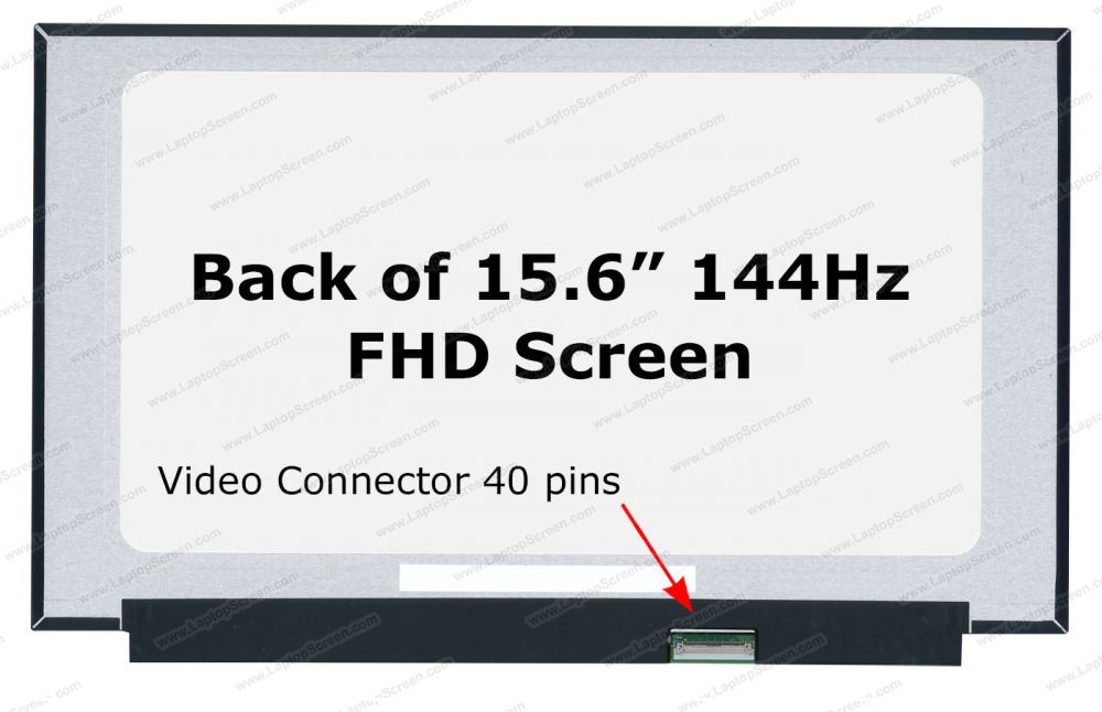 PANTALLA 15.6" FULL HD 40 PINES 144 HZ (SIN SUJETADORES) NE156FHM-NX5-V18.0