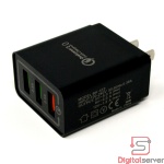 CARGADOR ADAPTADOR DE PARED DE 5.1A 3 PUERTOS USB