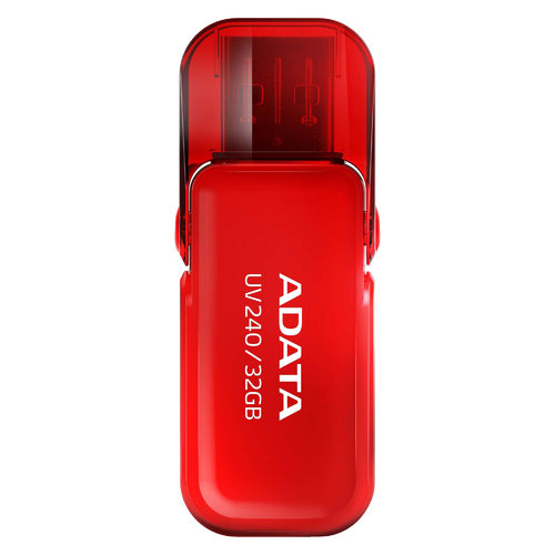 PENDRIVE ADATA 32GB UV240 PLASTICO USB 2.0 ROJO
