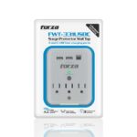 TOMACORRIENTE FORZA PROTECTOR DE VOLTAJE 490J / 1875W / FWT-331USBC