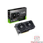 TARJETA DE VIDEO ASUS DUAL RTX 4060 / GDDR6 8GB / OC / 2 VENTILADORES / NEGRO