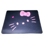 MOUSEPAD ALFOMBRA PARA MOUSE Y TECLADO 30CM X 36CM HELLO KITTY NEGRA