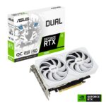 TARJETA DE VIDEO ASUS DUAL GEFORCE RTX 3060 / OC / WHITE / 12GB / GDDR6 / PCIE 4.0