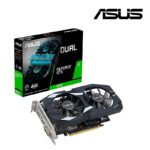TARJETA DE VIDEO ASUS DUAL NVIDIA / GTX 1650 / GDDR6 / 4GB / 1XHDMI / 1XDVI / 1XDISPALYPORT / 128BITS