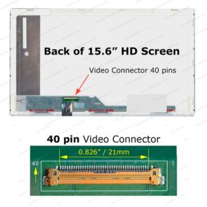 PANTALLA 15.6" HD-OLD 40 PINES (SIN VINCHA) LP156WH4 .