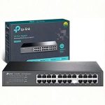 SWITCH TP-LINK  TL-SG1024D / RACKEABLE / 24 PUERTOS RJ45 / GIGABIT / MONTAJE EN RACK