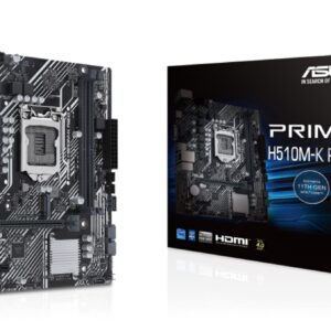 MAINBOARD / PLACA MADRE ASUS PRIME H510M-K R2.0 / LGA 1200 / SOPORTA HASTA 11 GENERACION