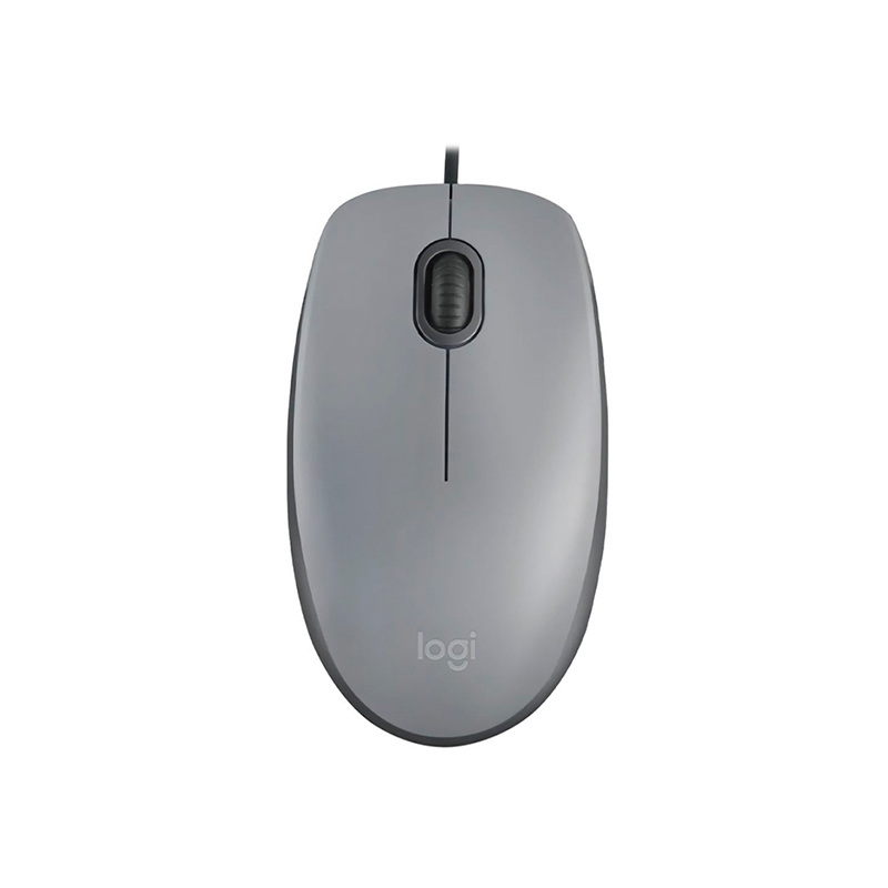 MOUSE LOGITECH M110 SILENT CON CABLE USB GRIS OPTICO