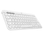 TECLADO LOGITECH K380 INALAMBRICO / BLUETOOTH / BLANCO / SIN NUMEROS / 2.4GHZ