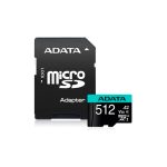 MEMORIA MICRO SD ADATA 512GB / 4K ULTRA HD / UHS-I3 / CLASE 10 / 100MB/S .