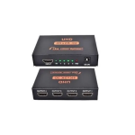 SPLITTER HDMI DE 1 A 4 DUPLICADOR  DE PANTALLA 1080 FULL HD