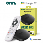 TV BOX ONN TV 2309A 4K CHROMECAST ANDROID 10 HDMI UHD