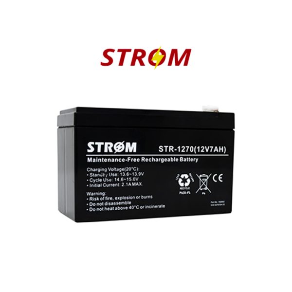 BATERIA PARA UPS STROM / STR-1270A / 12V 7AH / CICLO DE USO 13.6 A 15.0V