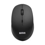 RATON / MOUSE MARVO INALAMBRICO 2.4G WM103BK / 4 BOTONES / 1600DPI / NEGRO