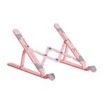 SOPORTE VERTICAL PARA LAPTOP Y TABLETAS / NIVELES AJUSTABLES / ZJ-807 / SERIE MY MELODY / ROSADO