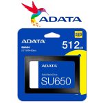 UNIDAD DE ESTADO SOLIDO SSD ADATA 512GB / 2.5" SATA / 6GB/S / SU650