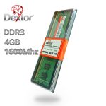 MEMORIA DEXTOR DDR3 4GB 1600MHZ DIMM PC3-12800  6004