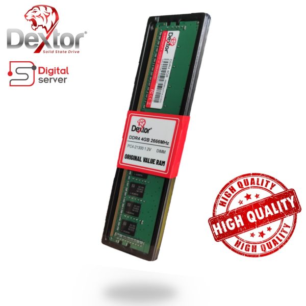 MEMORIA DEXTOR DDR4 4GB 2666MHZ PC4-21300 DIMM PC
