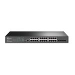 SWITCH TP-LINK  TL-SG3428 / RACKEABLE / 24 PUERTOS RJ45 / GIGABIT / MONTAJE EN RACK / 10/100/1000MBPS / ADMINISTRABLE