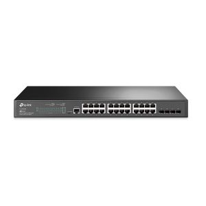 SWITCH TP-LINK  TL-SG3428 / RACKEABLE / 24 PUERTOS RJ45 / GIGABIT / MONTAJE EN RACK / 10/100/1000MBPS / ADMINISTRABLE