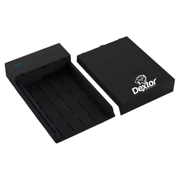 CASE ENCLOSURE DEXTOR DISCO DURO EXTERNO / USB 3,0 / 3,5" / NEGRO / SIN BASE