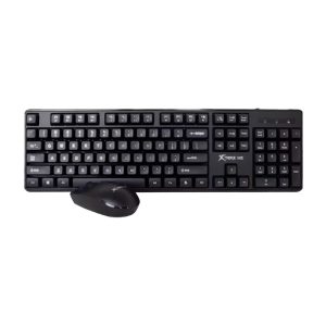 COMBO DE TECLADO Y MOUSE INALAMBRICO /  XTRIKE ME / MK-307 / NEGRO / 2.4GHZ / ERGONOMICO