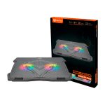 BASE DE ENFRIAMIENTO MEETION CP2020 / 9" A 14" PULGADAS / 2 VENTILDADORES RGB / 2 USB