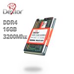 MEMORIA RAM DEXTOR DDR4 16GB 3200MHZ (PC4-25600-1.2V) SODIMM PARA LAPTOPS