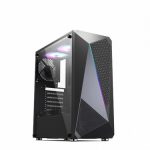 CASE GAMIMG ARKTEK MODEL G023 VIDRIO 4 VENTILADORES RGB MAS 1 SIN COLOR