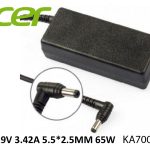 CARGADOR ACER 19V 3.42A 65W PUNTA 5.5*2.5MM