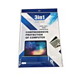 KIT PROTECTOR PARA LAPTOP 15.6 3EN1 QH-224 / PROTECTOR DE PANTALLA + PROTECTOR DE TECLADO + PROTECTOR DE TAPA O SKIN TRANSPARENTE Y MICA