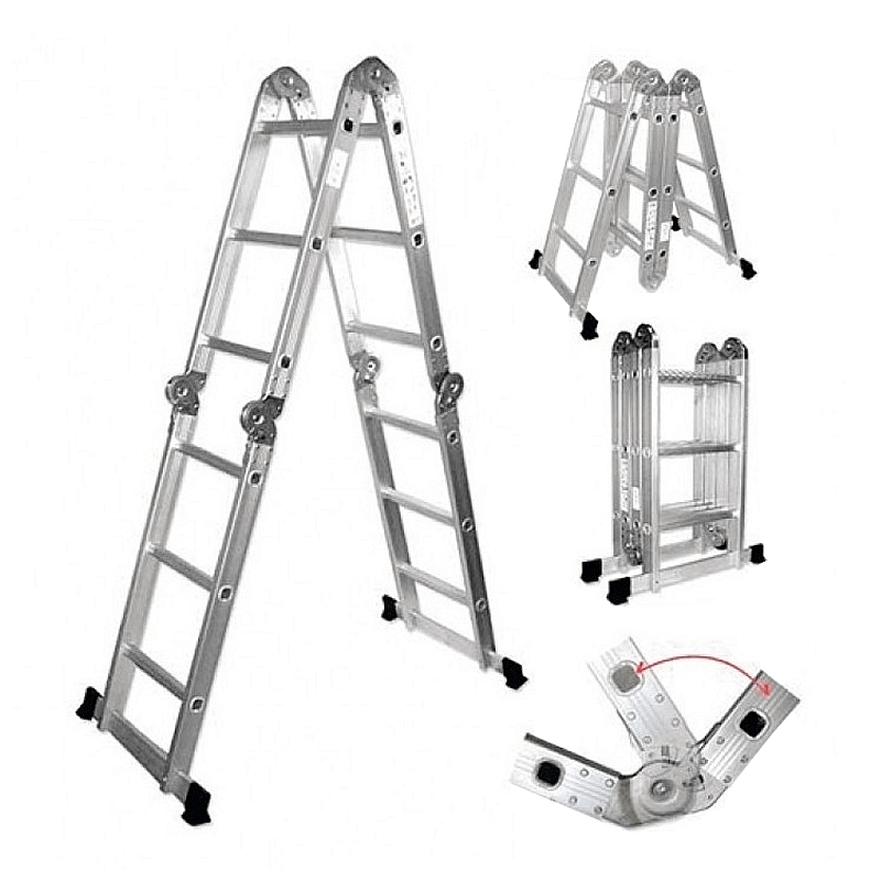 ESCALERA ARTICULADA MULTIPROPOSITO 4.7 METROS ALUMINIUN EN131 150K