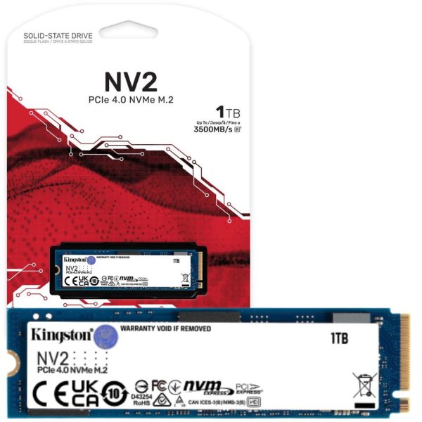 DISCO DURO SOLIDO KINGSTON M.2 NVME NV2 PCI-E 4.0 / 1TB – LECTURA 3500MB/S – ESCRITURA 2100MBS - Image 3