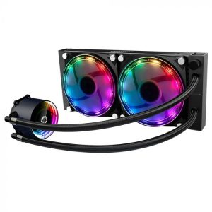SISTEMA DE ENFRIAMIENTO LIQUIDO INTERNO GAMEMAX ICE CHILL 240 ARGB (COOLER FAN) 2 VENTILADORES