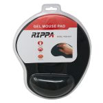 MOUSE PAD DE GEL ERGONOMICO RIPPA NEGRO