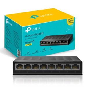 SWITCH TP-LINK 8 PUERTOS GIGABIT LS1008G LITEWAVE (10/100/1000MBPS)
