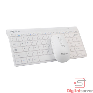 TECLADO Y MOUSE (COMBO) INALAMBRICO MEETION MINI 4000 / 2.4 GHZ / ESPAÑOL / BLANCO