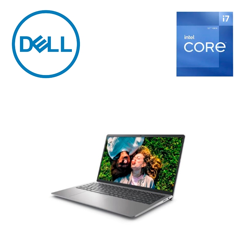 LAPTOP DELL INSPIRON 3520 / INTEL CORE I7-1255U / 8GB RAM / 512GB SSD / PANTALLA 15.6" FHD / SILVER
