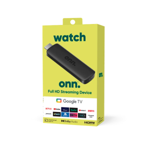 TV BOX ONN ANDROID TV 2K FHD STREAMING STICK C/ REMOTO