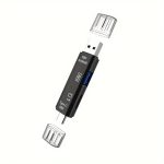 LECTOR DE MICRO SD 5 EN 1 / MEMORIA MICRO SD / USB 3.0 / TIPO-C / V8
