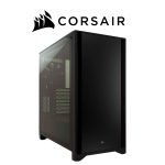 CASE CORSAIR ATX 4000D AIRFLOW VIDRIO TEMPLADO / INCLUYE 2 VENTILADORES / FILTRO DE POLVO / ATX, E-ATX, MICRO-ATX, MIN-ITX