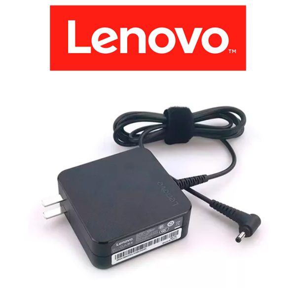 CARGADOR LENOVO 20V 3.25A PLUG 4.0X1.7 **ORIGINAL** / PARA LAPTOP / 65W / CUADRADO