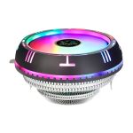 COOLER FAN OVNI UFO RGB PARA CPU, VENTILADOR SILENCIOSO DE 90MM PARA AMD/INTEL .
